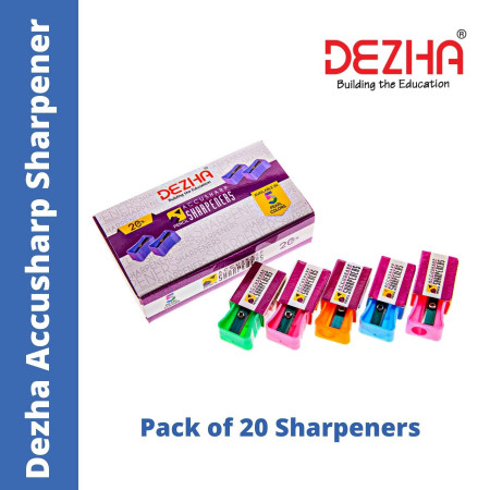 Dezha Accusharp Sharpener - Pack of 20 Sharpener