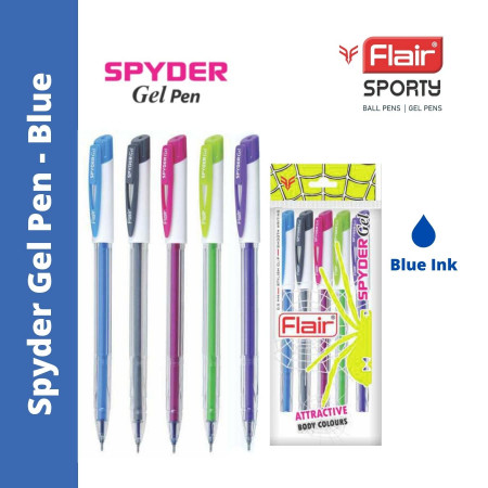 Flair - Spyder Gel Pen - Blue