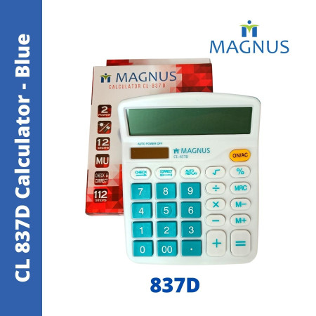 Magnus CL 837D Calculator - Blue