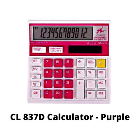 Magnus CL 837D Calculator - Purple