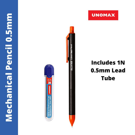 Unomax Mechtron Mechanical Pencil - 0.5mm, with 1 Lead Tube