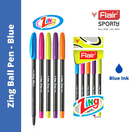 Flair - Zing Ball Pen - Blue