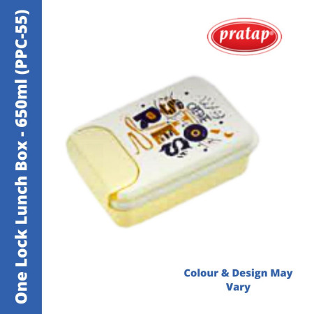 Pratap One Lock 650ml Generic Lunch Box - PPC55