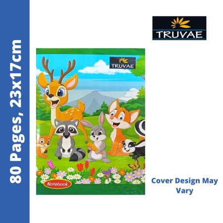 Truvae Notebook - 80 Pages, 23x17 cm
