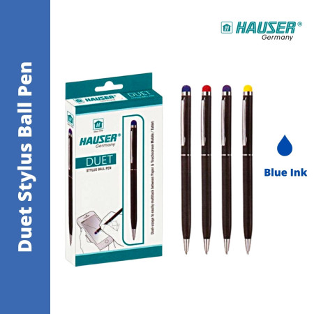 Hauser Duet Stylus Ball Pen - Blue