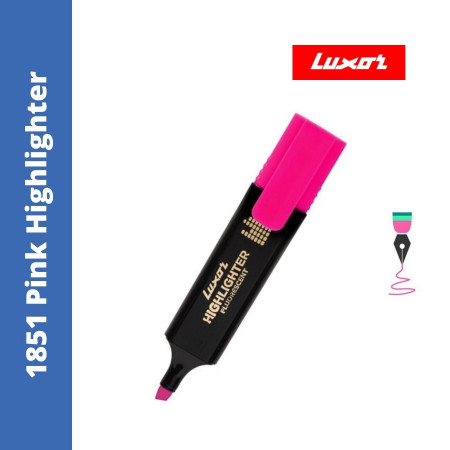 Luxor 1851 Highlighter - Pink