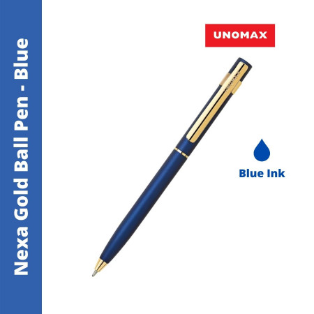Unomax Nexa Gold Ball Pen - Blue