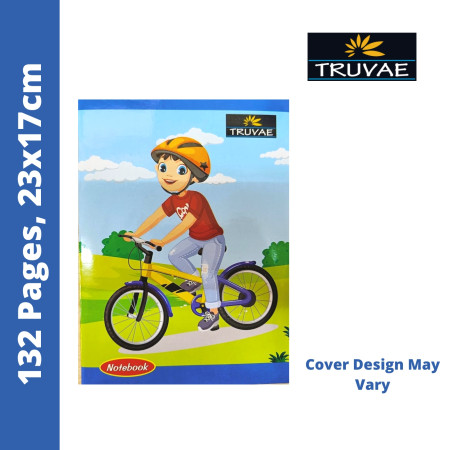 Truvae Notebook - 132 Pages, 23x17 cm