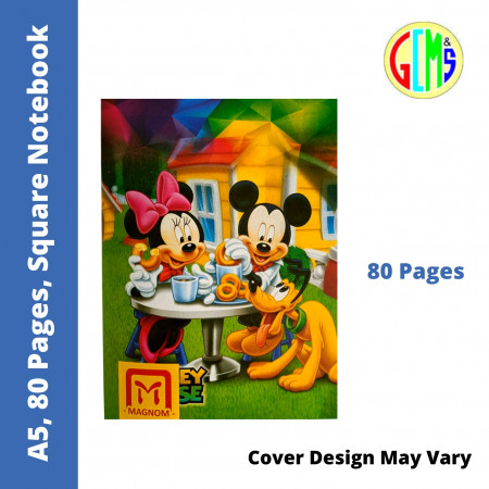 Magnom A5 Notebook - Square, 80 Pages