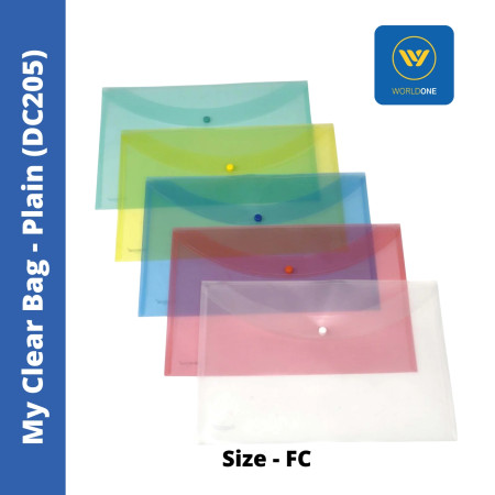 WorldOne My Clear Bag - FC, Plain (DC205)