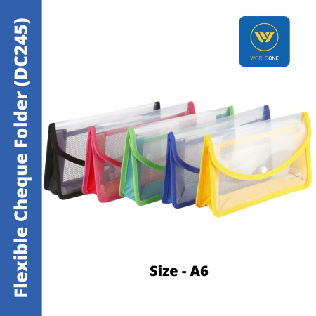 WorldOne Flexible Cheque Folder - A6 (DC245)