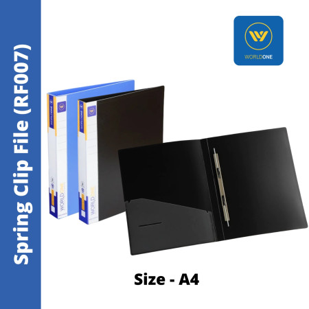 WorldOne Spring Clip File - A4 (RF007)