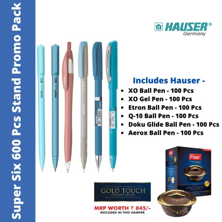 Hauser Super Six 600 pcs. Stand Promo Pack (Refer Description)