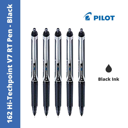 Pilot 162 Hi-Techpoint V7 RT Pen - Black