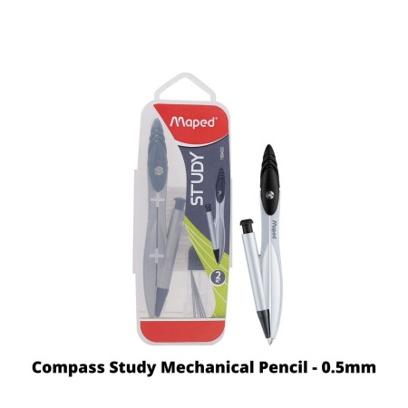 Maped Compass Study with Mechanical Pencil - 0.5mm (199430)