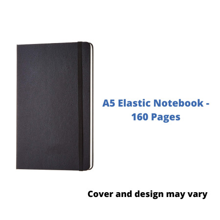 Today's Metro A5 Elastic Notebook - 160 Pages (012)