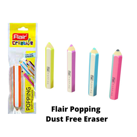 Flair Popping Dust Free Eraser