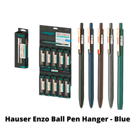 Hauser Enzo Ball Pen Hanger - Blue