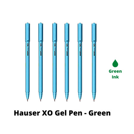 Hauser XO Gel Pen - Green
