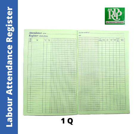 Labour Attendance Register - 1Q 2