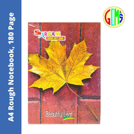 Sargam A4 Rough Notebook - 180 Pages